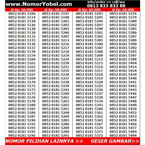 Foto Produk nomorcantik perdana Kartu As murah Telkomsel dari NomorYobel