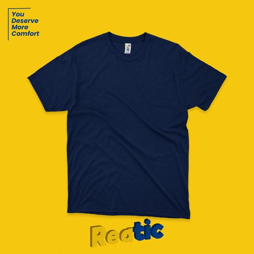 Foto Produk Reatic Kaos Polos Oblong Cotton Heavyweight - Navy dari Reatic