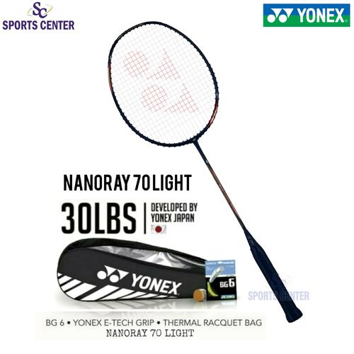 Foto Produk Full Set Raket Badminton Yonex Nanoray 68 Light 5U G5 dari Sports Center