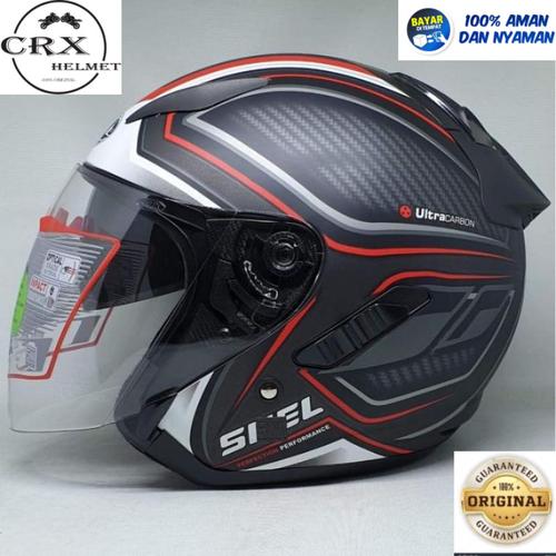 Jual Helm half face shel rover motif 