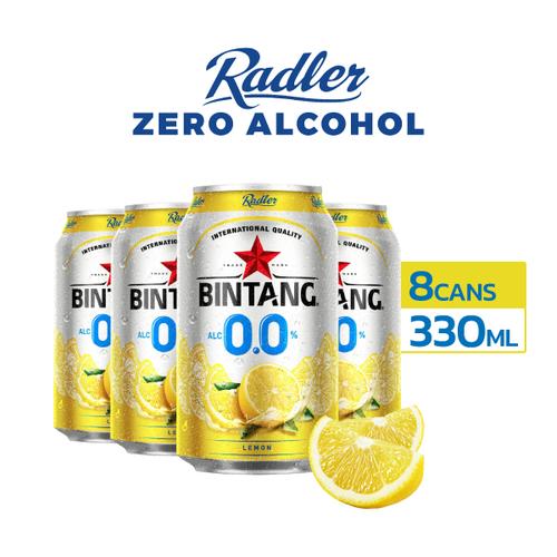 Foto Produk Radler Zero Lemon 0% Soft Drink 330ml Can Multipack 8 dari Drink Corner Bekasi