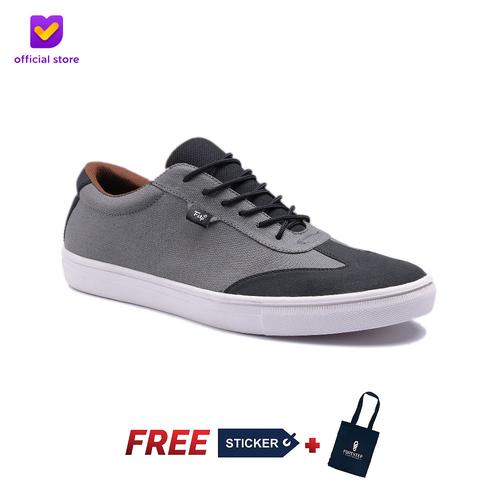 Foto Produk Sepatu Pria Sneakers Footstep Footwear - Atom Grey Black - 39 dari Footstep Footwear
