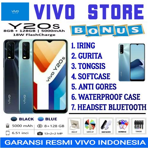 Foto Produk VIVO Y20S RAM 8/128 GB GARANSI RESMI VIVO INDONESIA - demo tanpa dus dari VIVO ST0RE