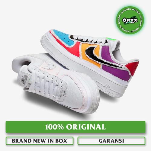 Nike Air Force Lx White Tear Away Black Swoosh di Oryxsneakers Tokopedia
