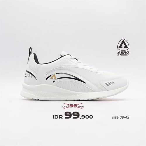 Foto Produk Aerostreet 39-42 Leopard Putih - Sepatu Sneakers Casual Sport Pria - 39 dari Aerostreet