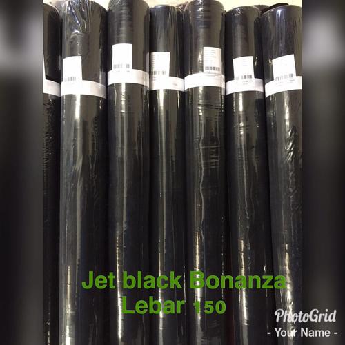Foto Produk jetblack bonanza150 leuwitex bahan jubah abaya jilbab cadar dari hasanatex