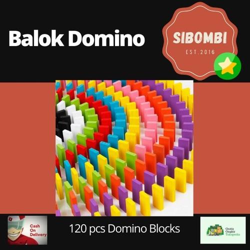 Foto Produk Mainan Anak ketangkasan Balok Domino 120 PCS ROXPORT dari Sibombi