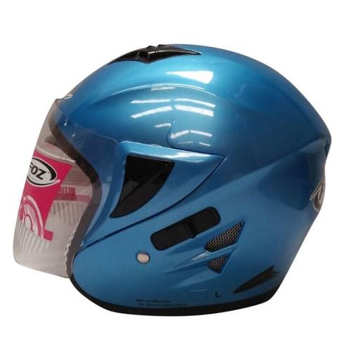 Foto Produk Helm Half Face Foz Voltus Solid Ice Blue L dari GudangHelm