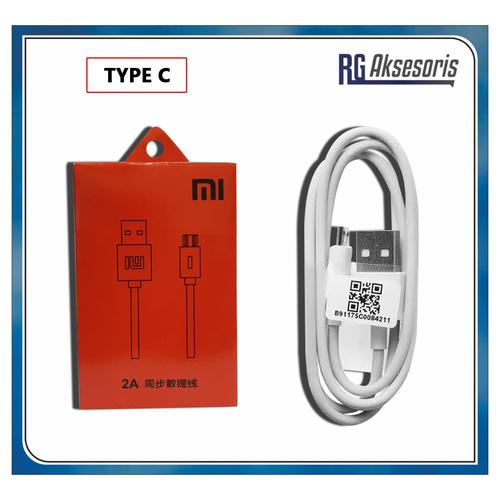 Foto Produk TYPE C ! Kabel Data Original 100% Xiaomi USB TYPE-C Cable Data Charger dari RG AKSESORIS HP
