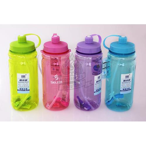 Foto Produk BOTOL JUMBO MINUM JUMBO SELIYA 2 LITER - BOTOL MINUM BESAR 2000 ML - Hijau dari Accessories Solution(AS)