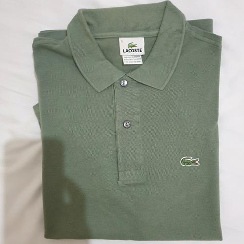 LACOSTE Dark Green Polo Shirt AUTHENTIC 
