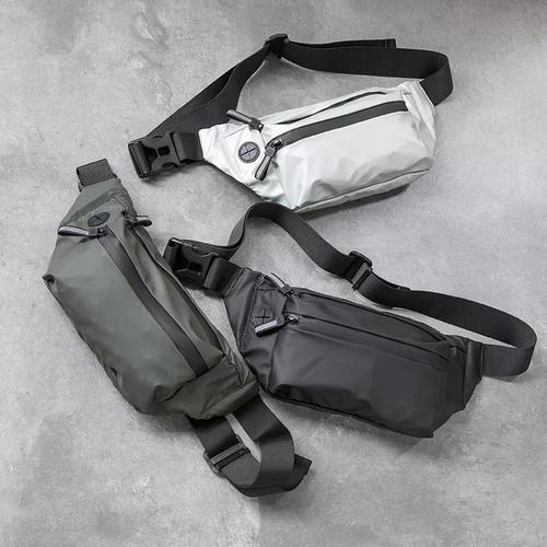 Foto Produk Tas Selempang Pria Waterproof Waist Bag Import Chest Sling Bag Men - Hitam dari Jagonya Case