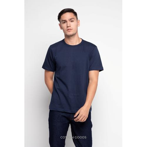 Jual COTTON GOODS KAOS PRIA ALDRIC NAVY 