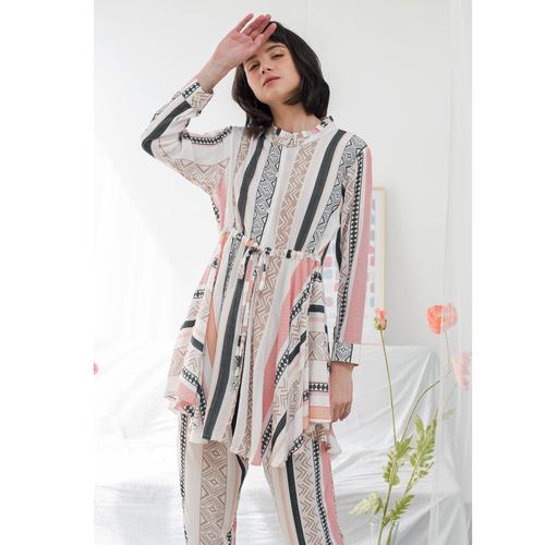 Foto Produk Raha x Fit Me Dailywear Set 1 / Sleepwear Piyama / Stelan Tunik dari Raha Sleepwear