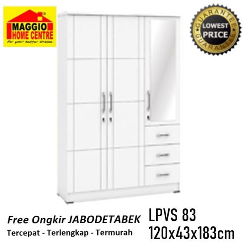 Gambar Lemari Pakaian 3 Pintu - Lemari Pakaian Kayu - LPVS 8 Series - LPVS 88 dari Maggio Home Centre Kota Bekasi Tokopedia