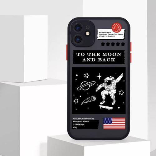Foto Produk HYBRID NASA MOON & BACK CASE IPHONE 7 8 7/8plus X Xs Max XR 11 pro max - 7/8/SE2 dari Thecasesdiary
