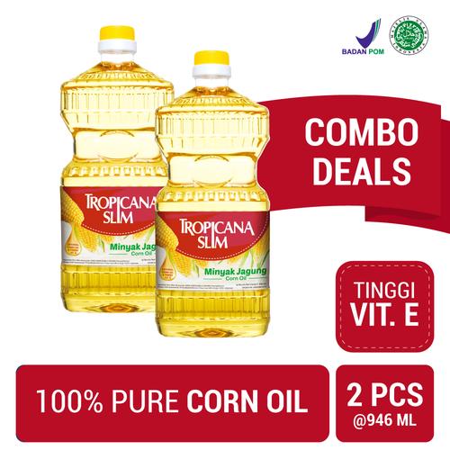 Foto Produk Twin Pack: Tropicana Slim Minyak Jagung 946ml (Botol) dari NutriMart