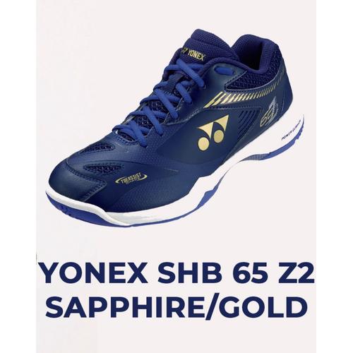 Foto Produk Sepatu Yonex Shb 65 z2 momota / sapphire navy / gold dari Racketku