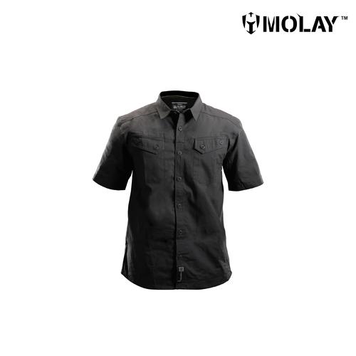 Foto Produk Kemeja Molay Velox Recon Short Sleeve - Raven Shadow, S dari Molay
