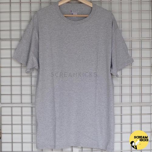 Jual Champion Basic Tee Gray - L - Kota 