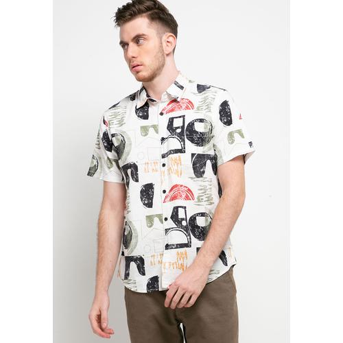 Gambar Manzone Kemeja Lengan Pendek MESSIER-WHITE - M dari Manzone Store undefined Tokopedia