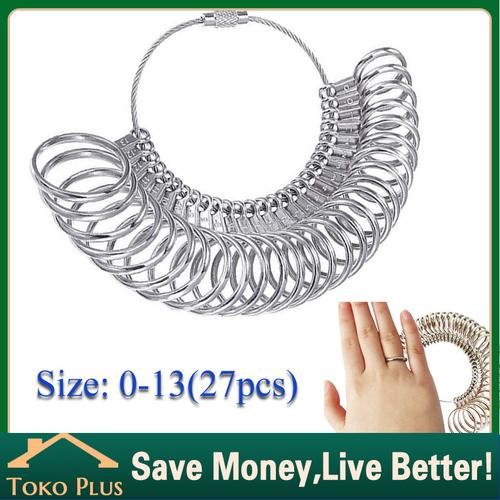 Foto Produk Alat Ukur Bahan Stainless / Ring Ukuran Jari Cincin Merek TSK dari Toko Plus ID