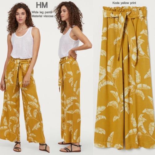 Jual H\u0026M WIDE LEG KULOT PANTS ORIGINAL 