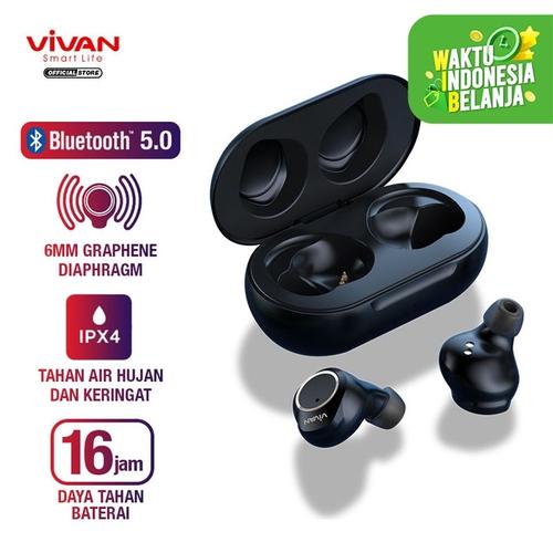 Jual VIVAN Wireless Bluetooth Earbuds 