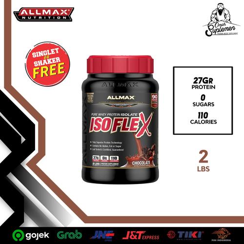 Gambar Allmax Isoflex 2lbs Whey Protein Isolate Isoflex allmax 2 lbs dari Omah Suplemen undefined Tokopedia