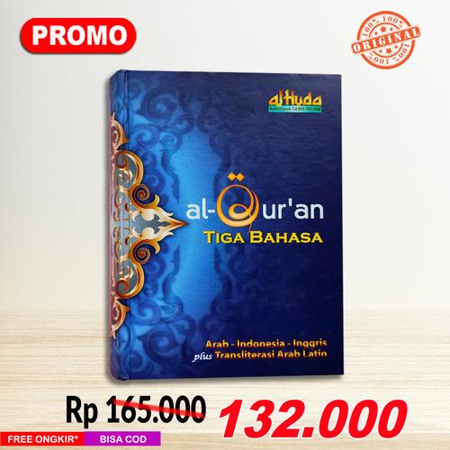 Foto Produk Al-Quran Tiga Bahasa (Indonesia, Arab, Inggris) dan Latin dari Grosir Produk Muslim