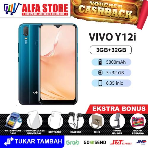 Jual Vivo Y12i 3 32gb Garansi Resmi Gift Lengkap Blue Kota Tangerang Alfastore Tokopedia