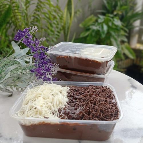 Jual Brownies Lumer Box 650ml Bronies/Bronis Cup Topping Coklat Keju