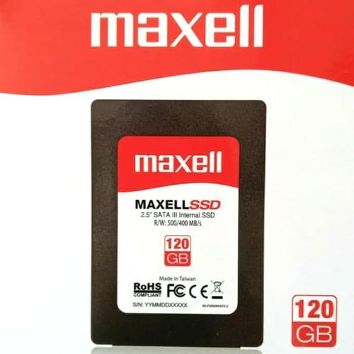 Foto Produk SSD MAXELL 120GB SATA III Read : Up To 500 MB/s dari Persada Computer