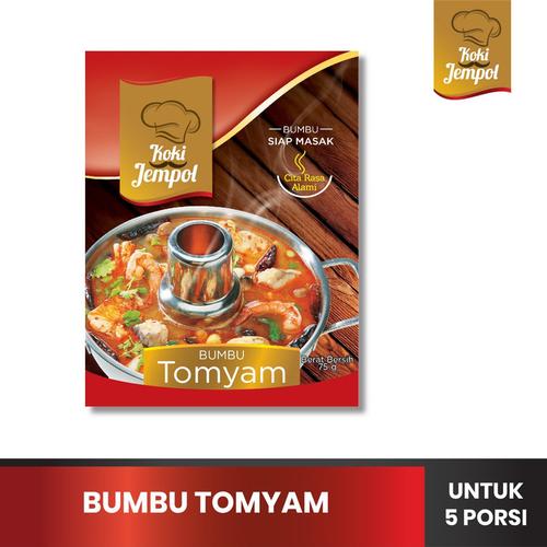 Foto Produk Koki Jempol Bumbu Tomyam Bumbu Siap Masak 75 gr dari QnA Tanjung Sanyang