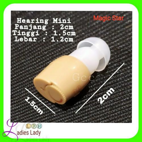 Foto Produk Alat Bantu Dengar Hearing Aid Magic Star Bentuk Mini Tipe ITE dari Ladies lady