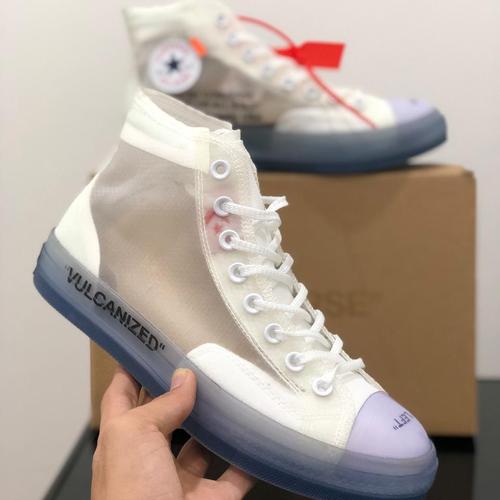 Foto Produk Sepatu Converse Chuck Taylor Vulcanized High High QY Bergaransi TOKO - Putih, 41 dari Biber Bandung
