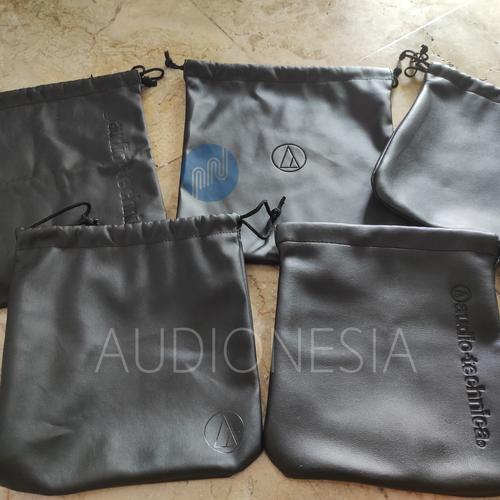 Foto Produk Original Pouch Case Audio Technica ATH Leather JDM Headphone - Random dari Audionesia