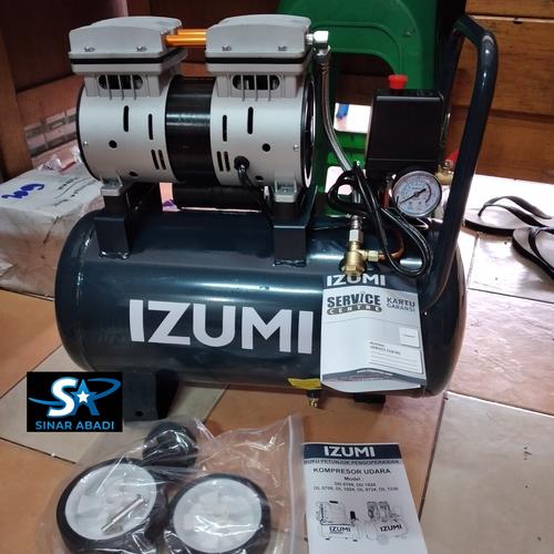 Foto Produk COMPRESSOR KOMPRESSOR PORTABLE OILLES SILENT IZUMI ¾HP 24L OL 07-24 dari Sinar Abadi Medan