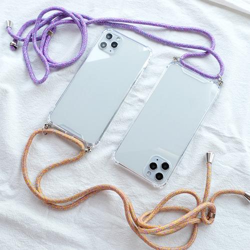 Foto Produk LANYARD CASE + anti crack - Case HP tali for all iPhone - Yellow, IPhone 6 6s dari Pipop Case