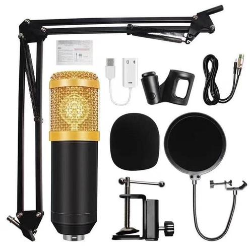 Foto Produk Mic Microphone BM800 BM-800 PAKET KOMPLIT Youtuber Vlogger Tiktok dari Amao Shop