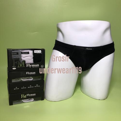 Foto Produk Celana Dalam pria Flyman FM 3075 Isi-3 bahan Modal - M dari Grosir Underwear1119