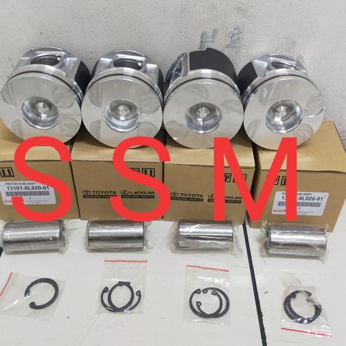 Foto Produk PISTON ASSY SET ATAU SEHER KOMPLIT TOYOTA INNOVA DIESEL SIZE STD 0.25 dari san sukses motor