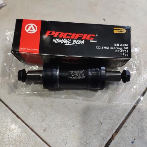 Foto Produk BB BEARING KOTAK SEPEDA MTB/LIPAT/MINION/DLL PACIFIC 122.5MM SP-F701 dari sepeda_harapanindah