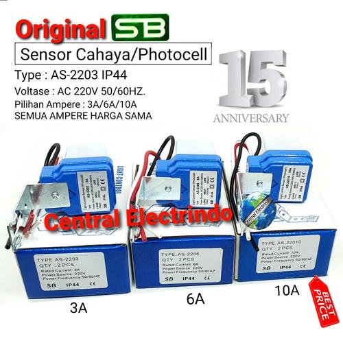 Foto Produk Sensor Cahaya Photo Foto Cell SB 3A/6A/10A (model Selcon). - 3A dari central electrindo