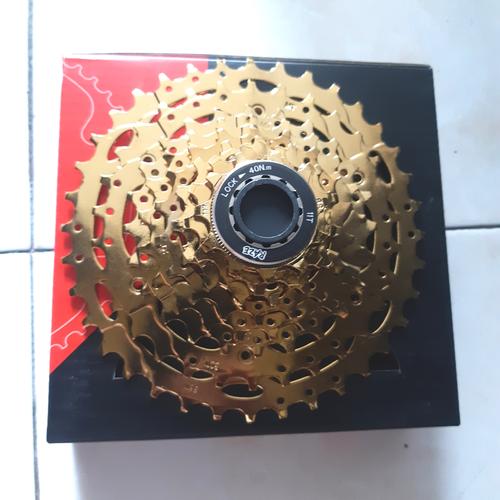 Foto Produk sprocket raze gold 8 speed 11 - 36t dari farras bikes