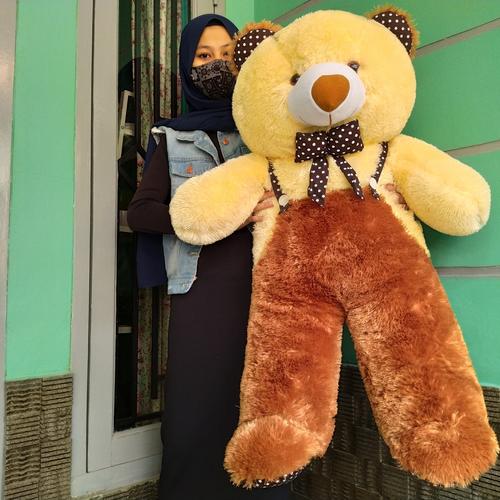 Foto Produk boneka beruang teddy bear jojon jumbo over all - sedang dari afrilianwe