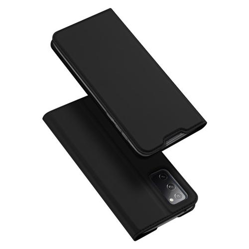 Foto Produk Case Samsung S20 FE - Dux Ducis Original Premium Flip Leather Casing - Hitam dari Gojali