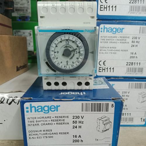 Jual TIMER SWITCH HAGER EH111 ANALONG OTOMATIS 24H Jakarta Pusat