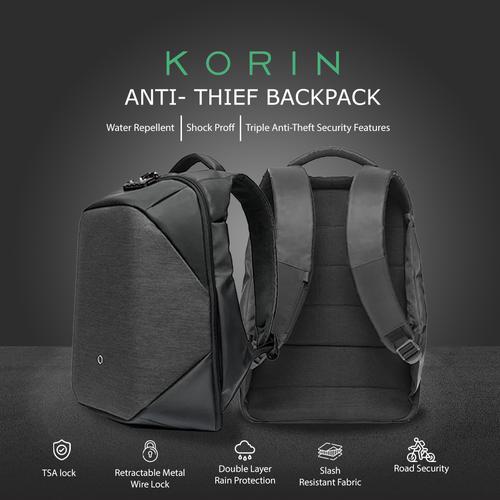 lockable laptop backpack