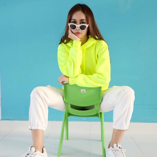 Foto Produk Sweater Polos Hoodie Jumper Hijau Stabilo Hjau Neon Hoodie Center - M dari Hoodie Center